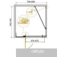 Cezares SLIDER-AH-1-80-70/80-BR-BORO