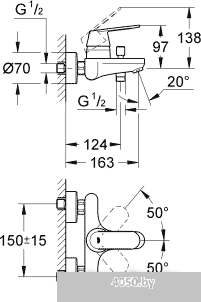 Смеситель Grohe Eurosmart Cosmopolitan 32831000