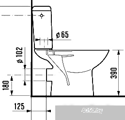 Унитаз Jika Zeta без крышки [8.2539.6.000.242.9]