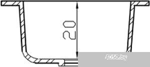 Кухонная мойка Fosto КМД 51К