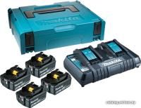 Аккумулятор с зарядным устройством Makita BL1860B + DC18RD (18В/6.0 а*ч + 18В)