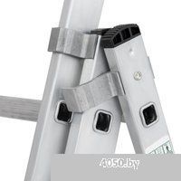 Новая высота NV 123 алюминиевая трёхсекционная 3x6 ступеней