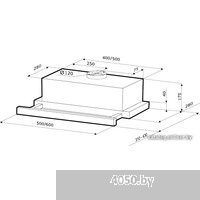 Krona Kamilla 600 Dark Glass 2m