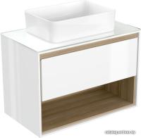Cersanit Тумба под умывальник со столешницей Louna 80 SZ-LOU80-BL/WH