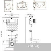 AM.PM Pro L IS49001.801900 (белый, с сиденьем и кнопкой смыва)