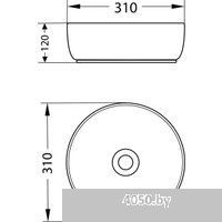 Lauter 21499-31 + клапан 21190W + сифон 21635W (белый матовый)