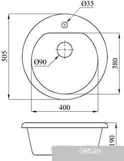 БелЭворс Nika (бежевый, без сифона)
