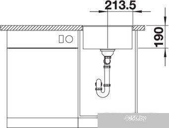 Кухонная мойка Blanco Subline 400-F 525988 (черный)