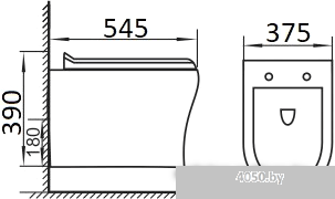 Унитаз CeramaLux CL 2100