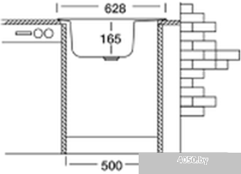 Кухонная мойка Kromevye EC 254