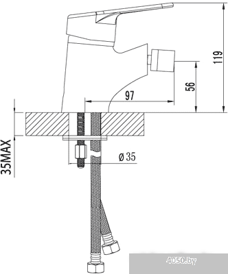 Смеситель Lemark LUNA LM4108C