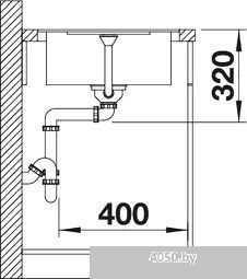 Кухонная мойка Blanco Metra 45 S-F (кофе) [519088]