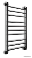 Полотенцесушитель Маргроид Вид 10 (вставки 3+4+3) 100/50 полная комплектация (Черный матовый)