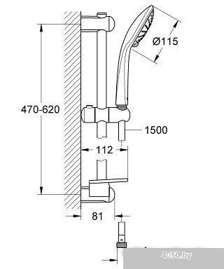 Душевой гарнитур Grohe Euphoria 110 Duo [27242001]