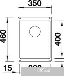 Кухонная мойка Blanco Subline 320-U (шампань) [513952]