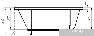 Ванна 1Марка Classic 170x70