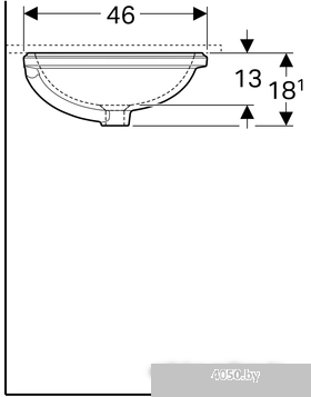 Умывальник Geberit VariForm 500.752.01.2