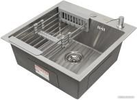 ARFEKA ECO AR мойка 500*500, коландер, дозатор SATIN