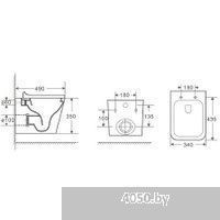 D&K Berlin DT1436016 (белый, сиденье микролифт)