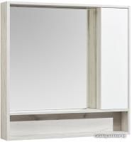 Акватон Шкаф с зеркалом Флай 100 1A237802FAX10 (белый/дуб крафт)