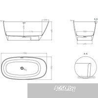 Salini Sofia 150x75 102528M (S-Stone, матовый)