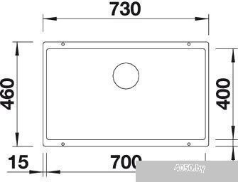 Кухонная мойка Blanco Subline 700-U (серый беж)