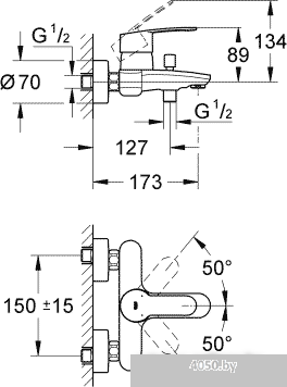 Смеситель Grohe Eurostyle Cosmopolitan 33591002