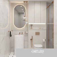 Wellsee Chalice Perfection 230619000 (отдельностоящий, без отверстия под смеситель, цвет матовый бел