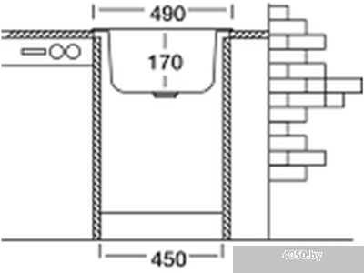 Кухонная мойка Kromevye EC 445