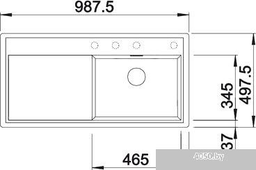 Кухонная мойка Blanco Zenar XL 6 S-F (белый, левая) [519201]