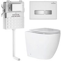 Roxen Antares в комплекте с инсталляцией Attach 5 в 1 967095 (кнопка: белый)