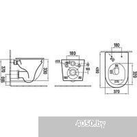 Deante Up Uno Cinzento VSS01101PC с крышкой Slim Soft-Close