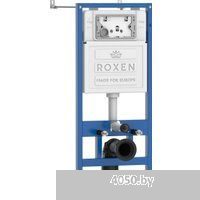 Roxen Egg в комплекте с инсталляцией StounFix Dual Fresh 6 в 1 964079 (кнопка: черный матовый)