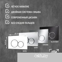 Lauter Augsburg 21109EC + 21901002 (кнопка круглая, черный)