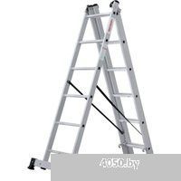 Новая высота NV 123 алюминиевая трёхсекционная 3x6 ступеней