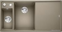 Кухонная мойка Blanco Axia III 6 S (разделочная доска из стекла, серый беж) 524660