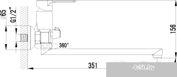 Смеситель Lemark plus GRACE LM1551C