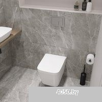 Lauter Square 214903 с кнопкой 219703E (круглая, сатин)