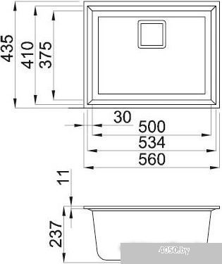 Кухонная мойка Elleci Karisma 105 Black K86