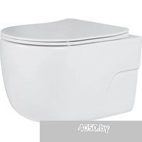 Roxen Porto в комплекте с инсталляцией StounFix Dual Fresh 6 в 1 968069 (кнопка: брашированное золот