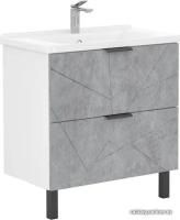 Volna Тумба Twing 60.2Y бетон с умывальником Миранда