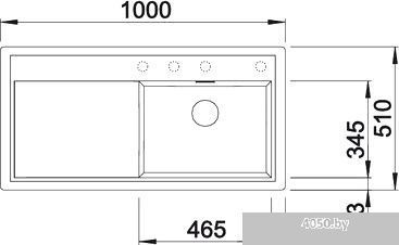 Кухонная мойка Blanco Zenar XL 6 S (кофе, правая) [519280]