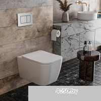 Roxen Cube в комплекте с инсталляцией StounFix Dual Fresh 6 в 1 968436 (кнопка: сатин)