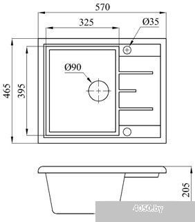 БелЭворс Mila L (черный, без сифона)