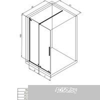 Deante Prizma Walk-In KTJ 039R