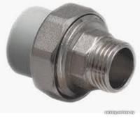 Муфта комбинированная разъёмная (американка) ПП 25-3/4 с наружной резьбой 10156020Г Valfex