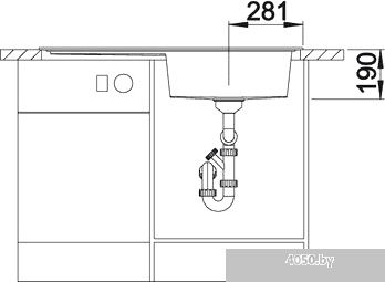 Кухонная мойка Blanco Zenar XL 6 S (жасмин, правая) [519276]
