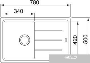 Кухонная мойка Franke BFG 611 (ваниль)