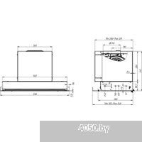 Elikor Sense Glass 60П-1000 229362 (белый/белое стекло)