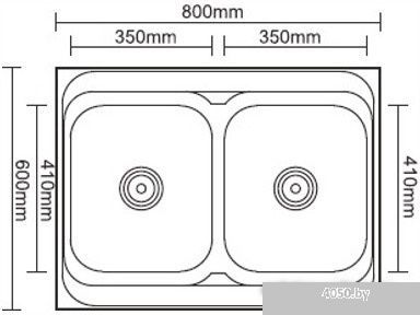 Кухонная мойка Ledeme L98060B